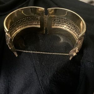 Vintage Whiting and Davis slave bracelet.